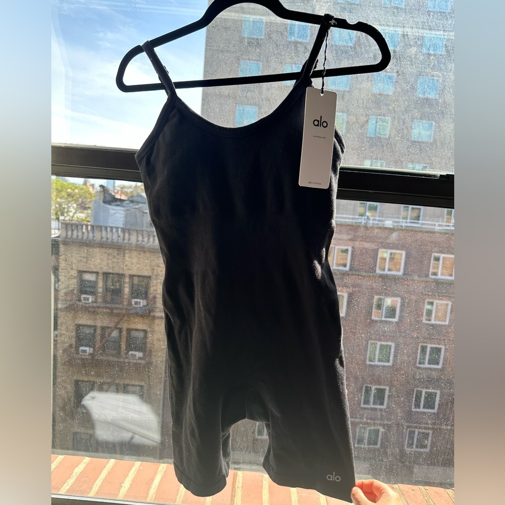 Alo Seamless Ribbed Mellow Onesie - NEW WITH TAGS - ATHLEISURE ONESIE